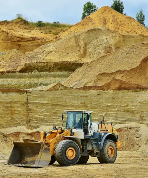 Iron Ore Quarry Excavator Pit